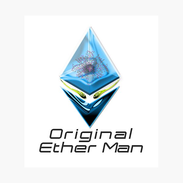 Item preview, OEM - Original Ether Man Light-Blue Colored Head With Positronic Brain & Lime-green Eyes Black Text designed and sold by Spirit-World.