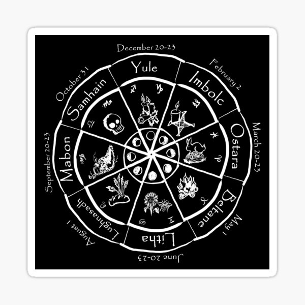 Item preview, Wheel Of The Year designed and sold by MamuBabu.