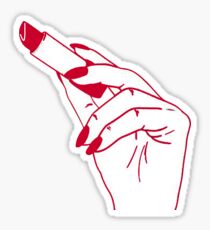 Lippenstift Sticker