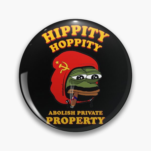 Item preview, Pepe Frog Meme Hippity Hoppity Abolish Private Property designed and sold by fomodesigns.