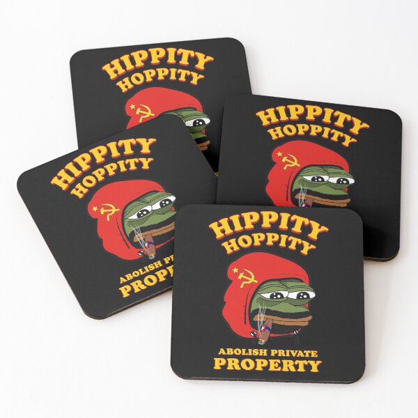 Item preview, Pepe Frog Meme Hippity Hoppity Abolish Private Property designed and sold by fomodesigns.