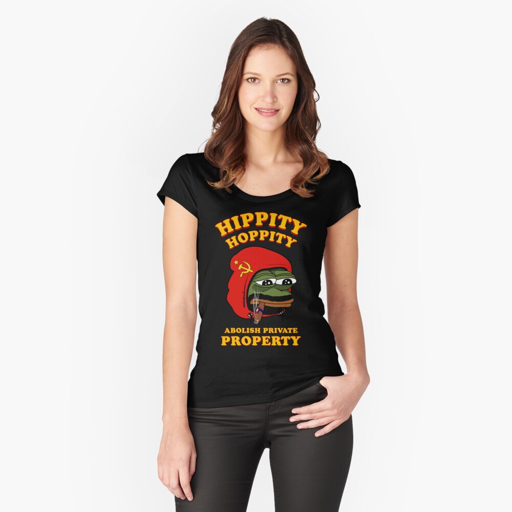 Vista previa del artículo con la obra «Camiseta entallada de cuello ancho», diseñado y vendido por fomodesigns.