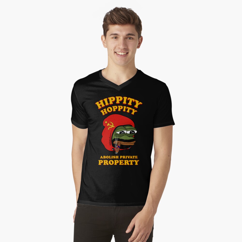 Vista previa del artículo con la obra «Camiseta de cuello en V», diseñado y vendido por fomodesigns.