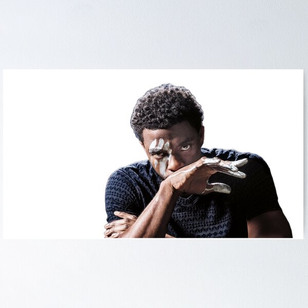 Wallpaper Chadwick Boseman Art Poster