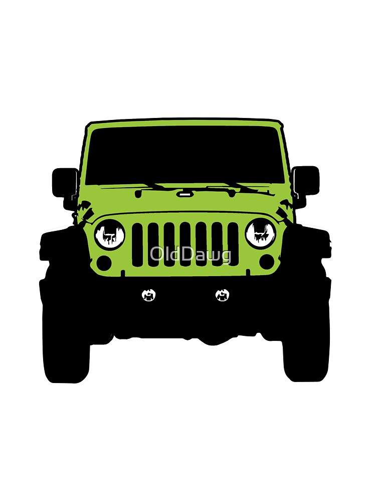 green kids jeep