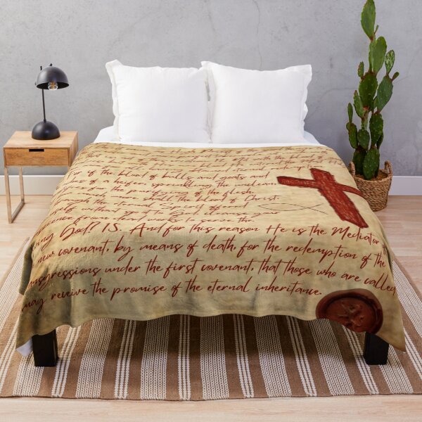 Item preview, Hebrews 9: 11-15. Christian art designed and sold by ConArte.