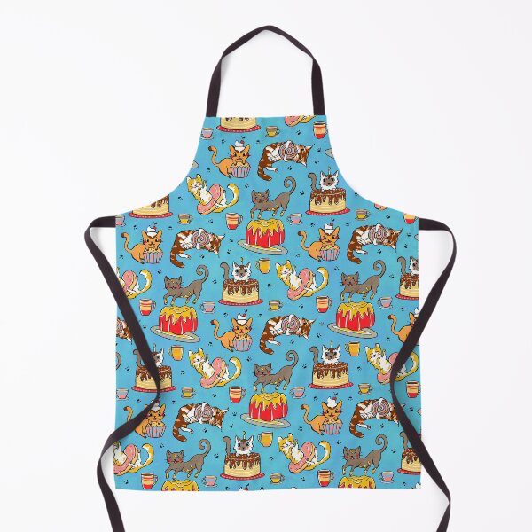 Item preview, Cats & Confectionary - Sky Blue designed and sold by TigaTiga.