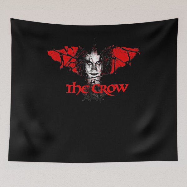 Aperçu de l'œuvre Good Gothic Murder Mystery Ghost The Crow Movie Flying Poster Brandon Lee The Crow Retro créée et vendue par JennieAfricaney.