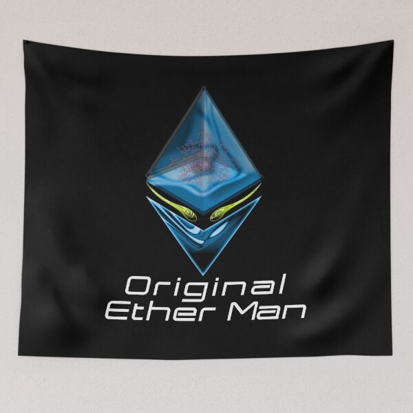 Item preview, OEM - Original Ether Man Light-Blue Colored Head With Positronic Brain & Lime-green Eyes White Text designed and sold by Spirit-World.