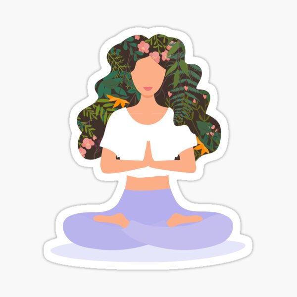 Item preview, Yoga Woman Divine Feminine Goddess designed and sold by ZestyFruit.