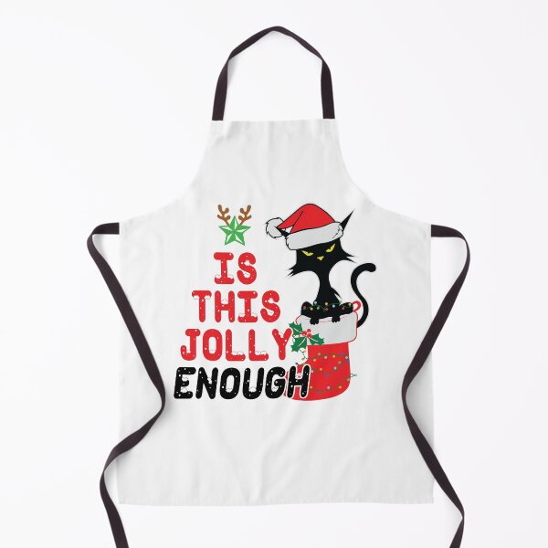 Item preview, is this jolly enough tree christmas BLACK CAT CHRISTMAS designed and sold by Super-Thomas.