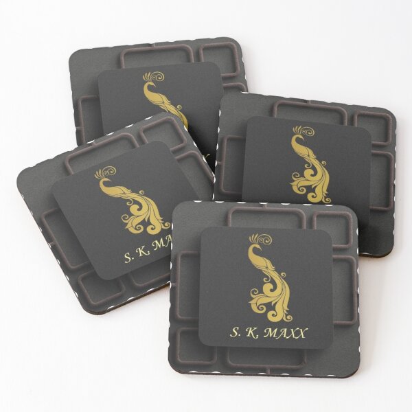 Item preview, Golden luxury peacock branded logo designed and sold by SKMAXX.