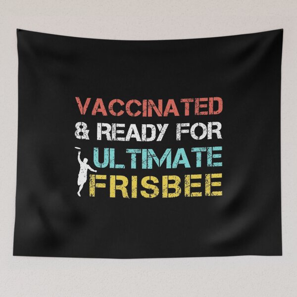 Item preview, Vaccinated And Ready For Ultimate Frisbee - Flying Disc Player designed and sold by T-shirt For You.