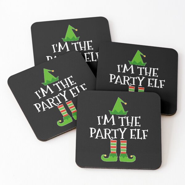 Item preview, I'm The Party Elf Matching Family Group Christmas print designed and sold by TopRatedDesigns.