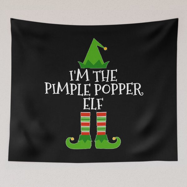 Item preview, I'm The Pimple Popper Elf Matching Family Christmas print designed and sold by TopRatedDesigns.