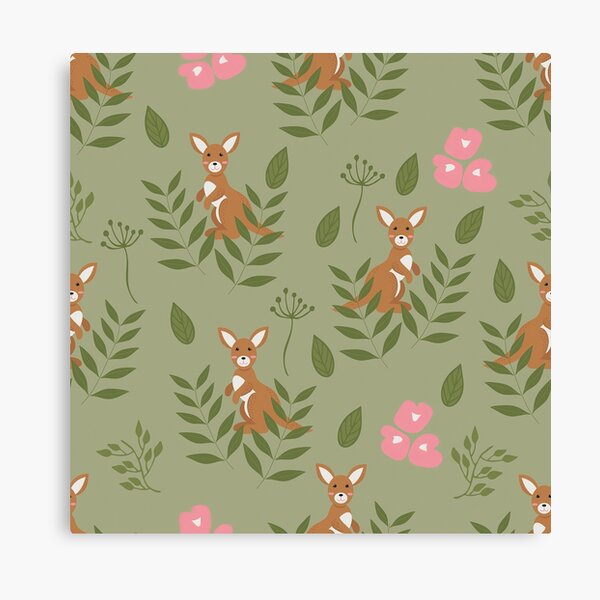 Item preview, Cute Little Kangaroo Floral  designed and sold by AlyssoCharm.