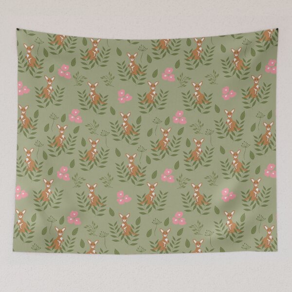 Item preview, Cute Little Kangaroo Floral  designed and sold by AlyssoCharm.