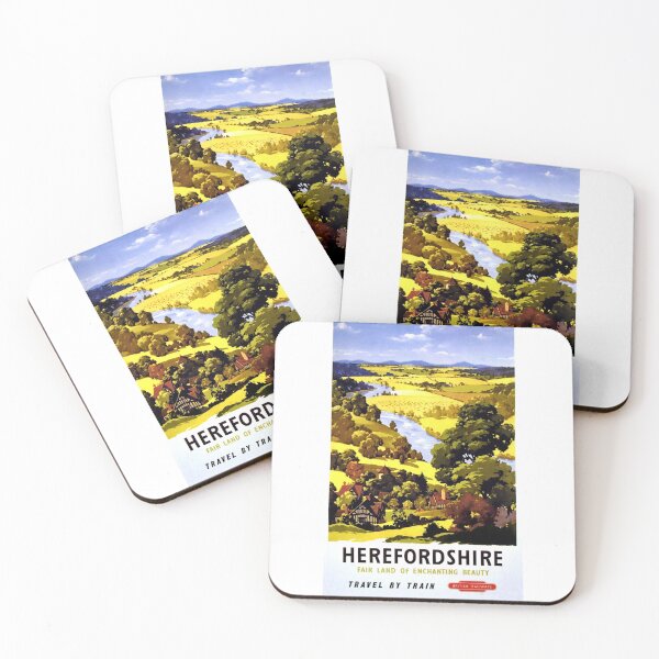 Item preview, Vintage British Railways poster for Herefordshire designed and sold by Random Railways.