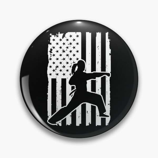 Item preview, KARATE AMERICAN FLAG designed and sold by HarleyGarner.