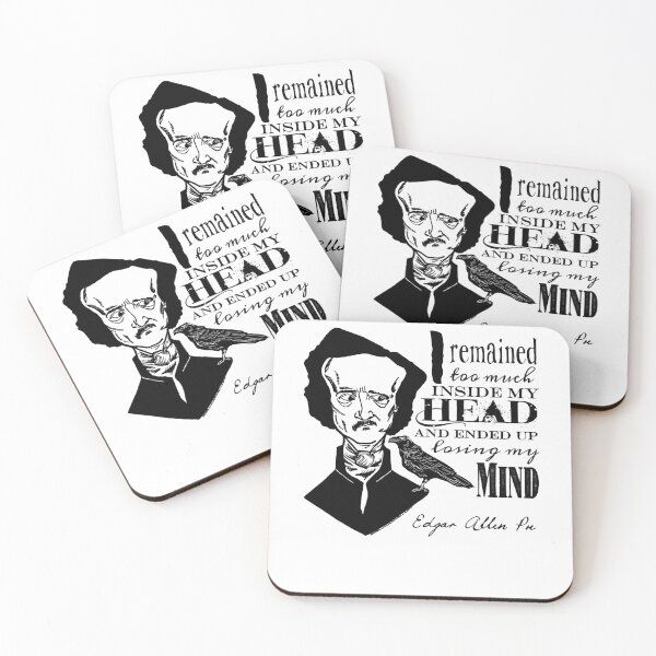 Item preview, Good Gothic Murder Mystery Ghost Edgar Allen Poe Quote Retro designed and sold by JennieAfricaney.