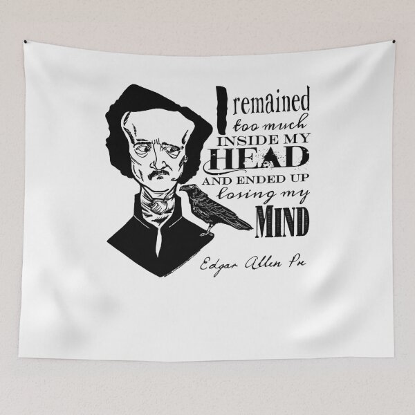Item preview, Good Gothic Murder Mystery Ghost Edgar Allen Poe Quote Retro designed and sold by JennieAfricaney.