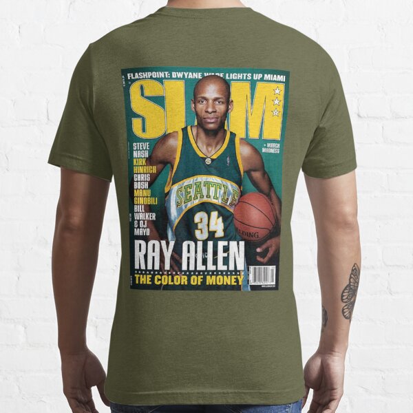 Ray Allen Slam T-Shirt heavyweight t shirts designer t shirt men