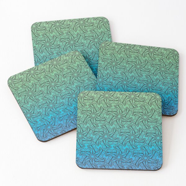 Item preview, Monarch Butterfly Outline on a Green to Blue Background designed and sold by wildvalecreate.