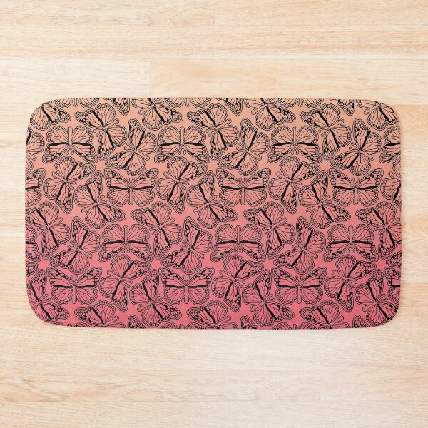 Item preview, Monarch Butterfly Outline against a Peach to Pink Backgroun designed and sold by wildvalecreate.