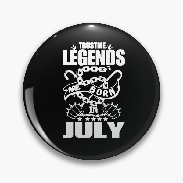 Item preview, Trust me Legends are born in July Chains Gift Premium Apparel Funny Holiday Xmas designed and sold by DesignByHeartUK.