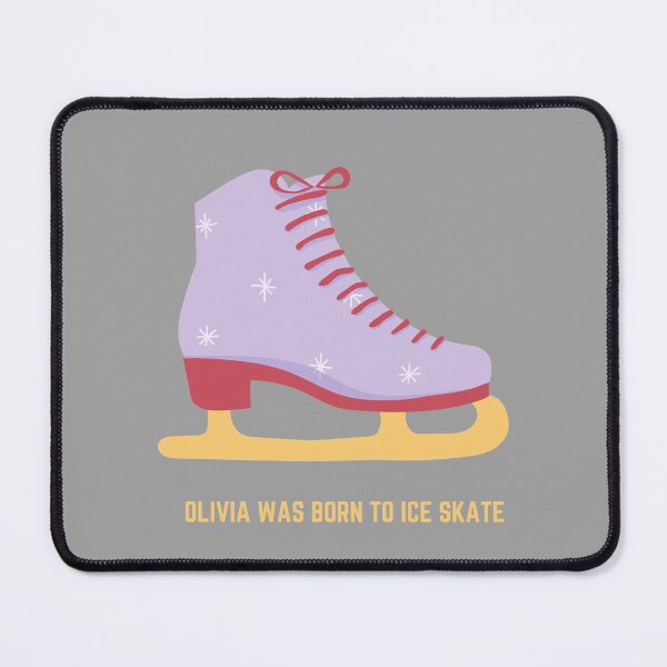 Item preview, Born to Ice Skate/Cool Ice Skating Quote/Olivia was born to ice skate  designed and sold by haRexia.