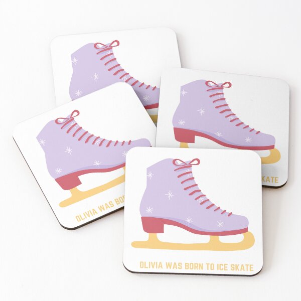 Item preview, Born to Ice Skate/Cool Ice Skating Quote/Olivia was born to ice skate  designed and sold by haRexia.