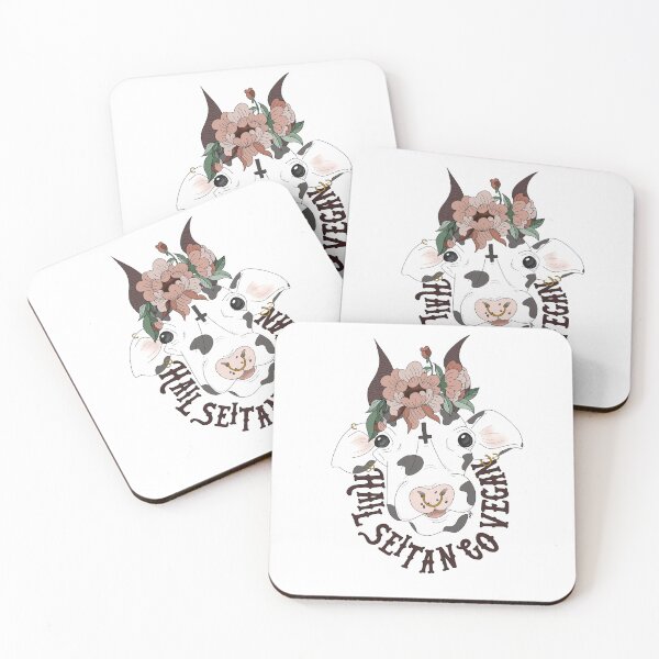 Item preview, Hail Seitan Vegan Cow designed and sold by magsillustrates.
