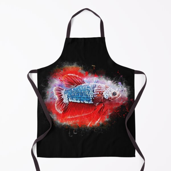 Item preview, Fighting Fish Halfmoon Poster - Betta splendens designed and sold by AquariumLutter.