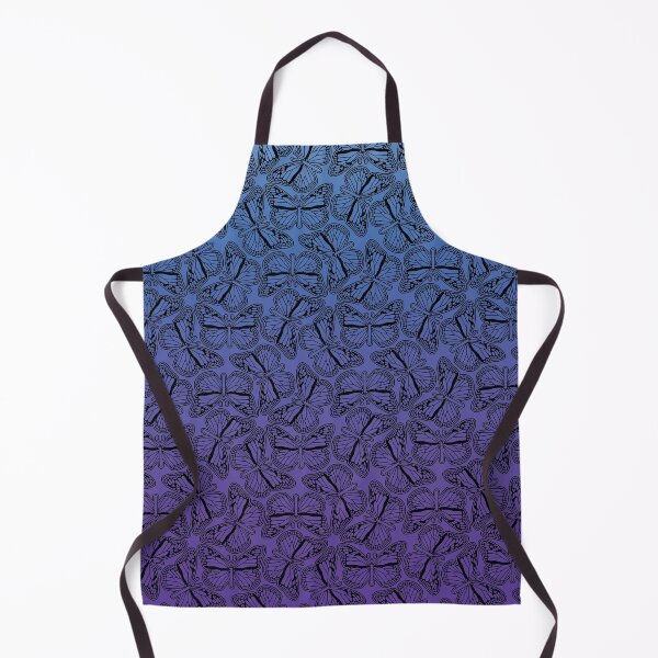 Item preview, Monarch Butterfly Outline on a Purple to Blue Background designed and sold by wildvalecreate.
