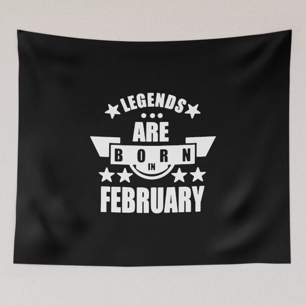 Artikelvorschau, Trust me Legends are born in February Chains Gift Premium Apparel Funny Holiday Xmas entworfen und verkauft von DesignByHeartUK.
