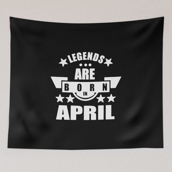 Artikelvorschau, Trust me Legends are born in April Chains Gift Premium Apparel Funny Holiday Xmas entworfen und verkauft von DesignByHeartUK.