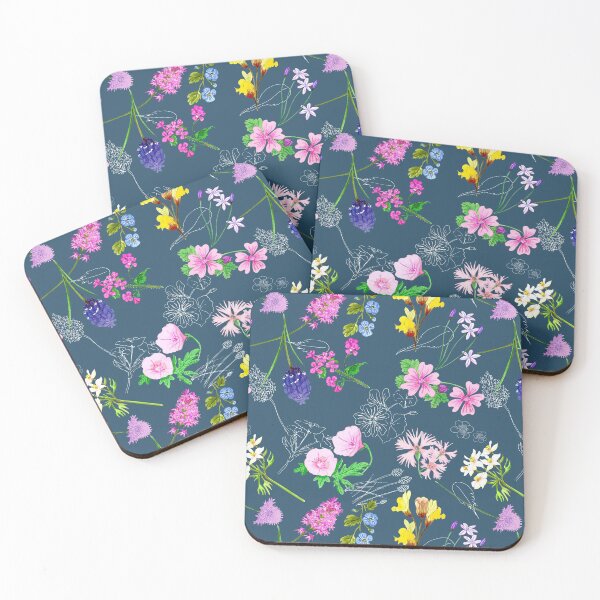 Item preview, Wild Flower blue designed and sold by by Mònica Roca.