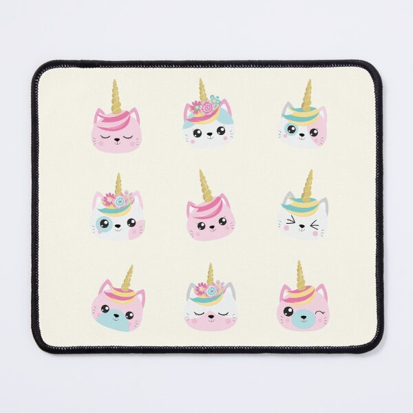 Item preview, Kawaii Unicorn Cat Caticorn Best Friends Blushing Animals designed and sold by Simplyy Unique.