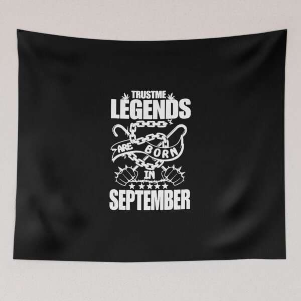 Item preview, Trust me Legends are born in September Chains Gift Premium Apparel Funny Holiday Xmas designed and sold by DesignByHeartUK.