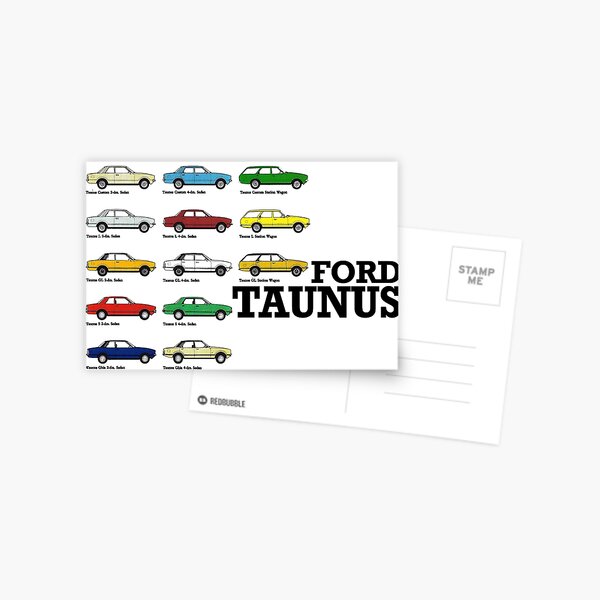 Postkarte  > Oldtimer <   Ford  Taunus 