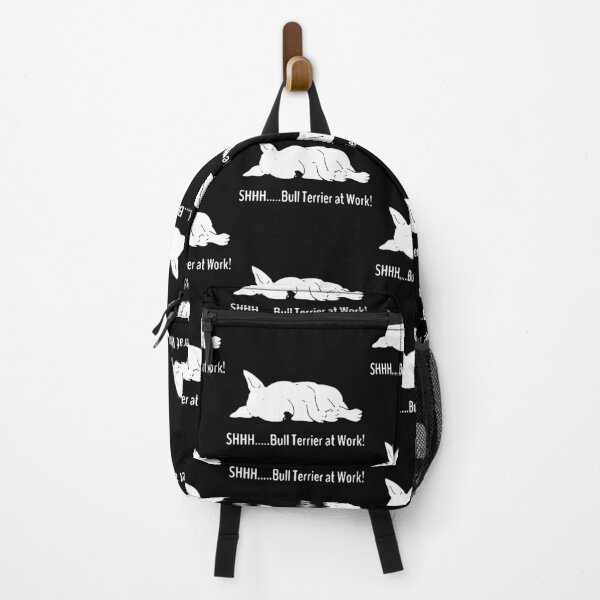 Item preview, Love Dog Bull Terrier Shhh Bull Terrier at work Happy Holiday Gift Premium Apparel Funny Holiday Xmas designed and sold by DesignByHeartUK.