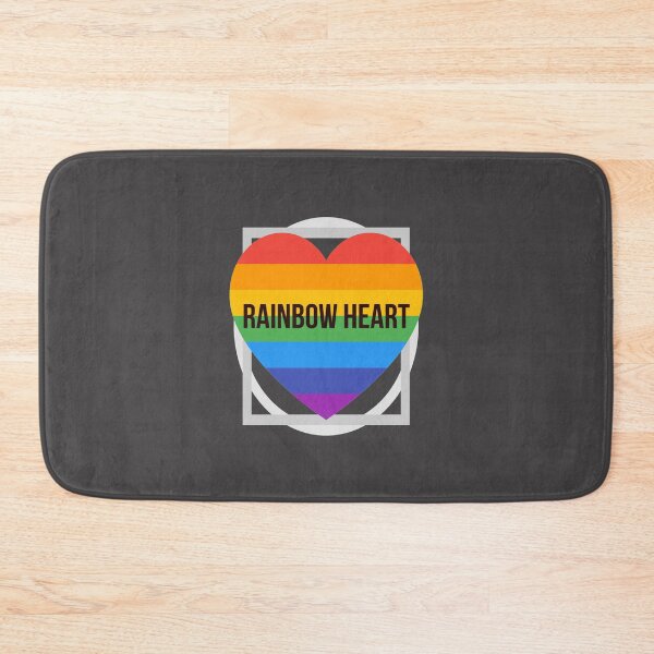 Item preview, rainbow heart shape   designed and sold by FairytaleDoll.