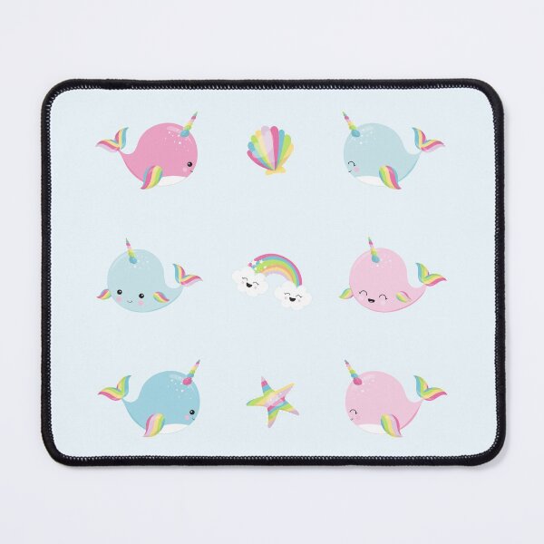 Item preview, Rainbow Narwhal Unicorn Under The Sea Best Friends Blushing Animals designed and sold by Simplyy Unique.