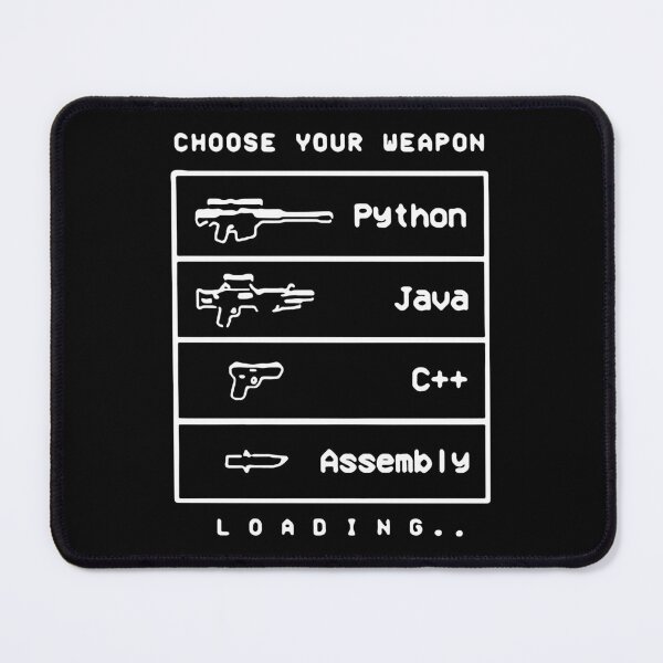 Item preview, Funny Programmer Java C++ Choose Your option Python Love Art Design Happy Apparel Essential Inspiration Joy Mood Funny Cat designed and sold by DesignByHeartUK.