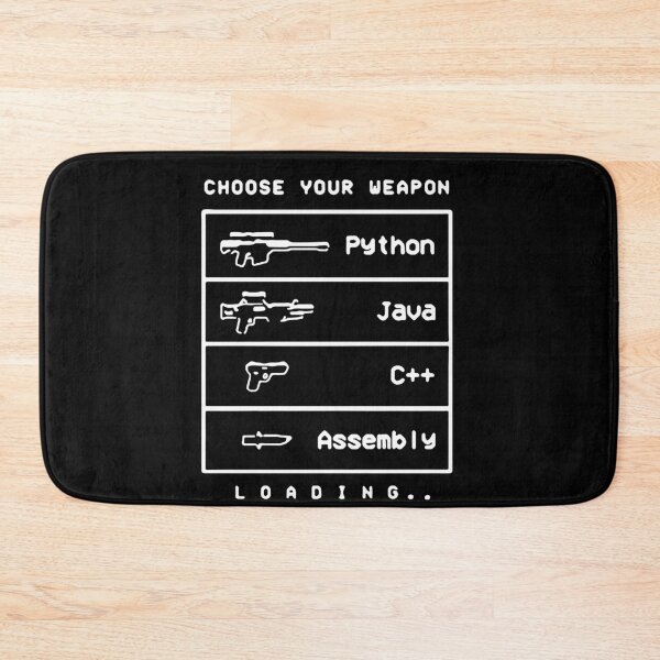 Item preview, Funny Programmer Java C++ Choose Your option Python Love Art Design Happy Apparel Essential Inspiration Joy Mood Funny Cat designed and sold by DesignByHeartUK.