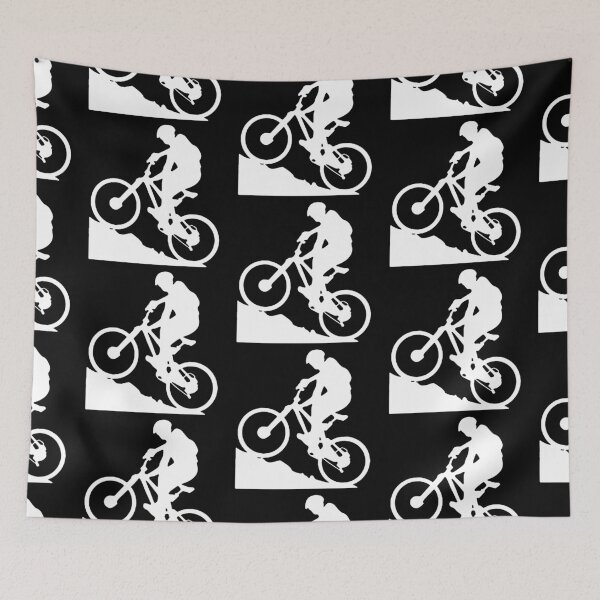 Item preview, Mountain Bike Heartbeat Funny Biker Bicycle Cycling Art Design Happy Apparel Essential Inspiration Joy Mood Funny designed and sold by DesignByHeartUK.