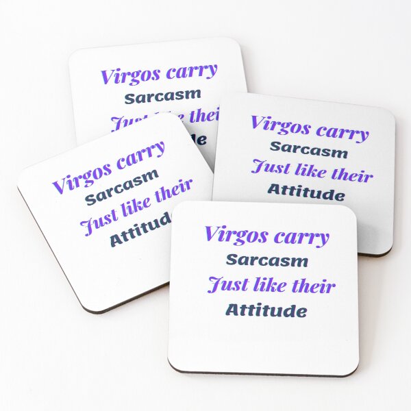 Item preview, Virgo zodiac sign and sarcasm quotes theme gifts (purple) designed and sold by RebelliousRosee.