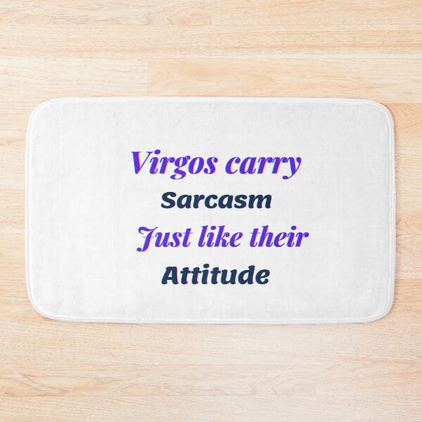 Item preview, Virgo zodiac sign and sarcasm quotes theme gifts (purple) designed and sold by RebelliousRosee.