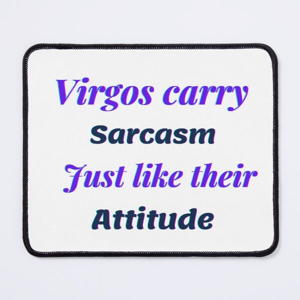 Item preview, Virgo zodiac sign and sarcasm quotes theme gifts (purple) designed and sold by RebelliousRosee.