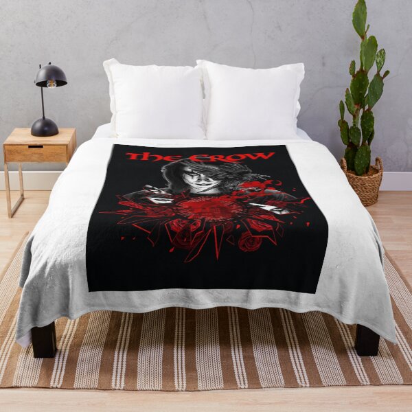 Aperçu de l'œuvre Good Gothic Murder Mystery Ghost The Crow Movie Affiche rouge Brandon Lee The Crow Cadeau mignon créée et vendue par JennieAfricaney.